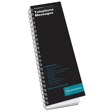RBE: Telephone Message Book (297×105) 4 to view (200’s)