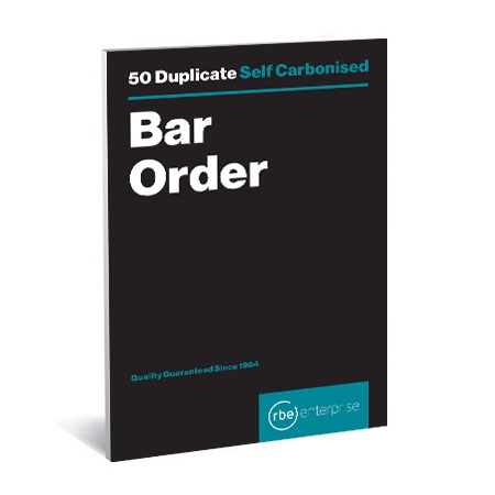 RBE: Bar Order Duplicate (112×70)