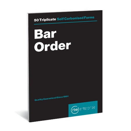 RBE: Bar Order Triplicate (112×70)