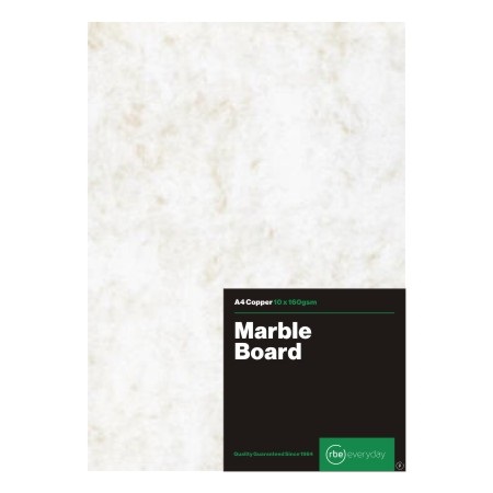 RBE: Project Board 160gsm – Marble – Copper – A4