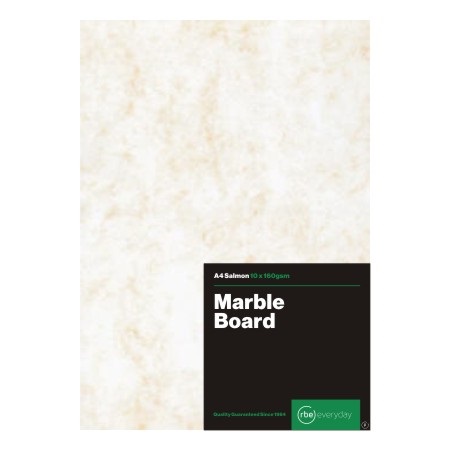 RBE: Project Board 160gsm – Marble – Salmon – A4