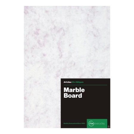 RBE: Project Board 160gsm – Marble – Lilac – A4