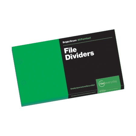 RBE: Bright Green Board Dividers – 50 Sheets