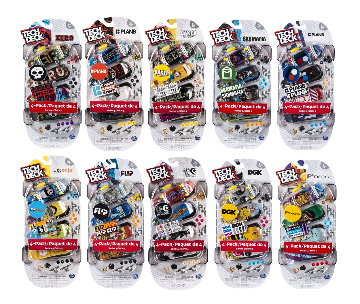 Tech Deck 4 Pack Multipack – Blindbox