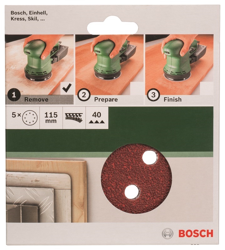 Bosch – 115mm/40 Sanding Sheet For Orbit Sanders
