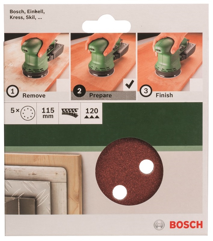 Bosch – 115mm/120 Sanding Sheet For Orbit Sanders