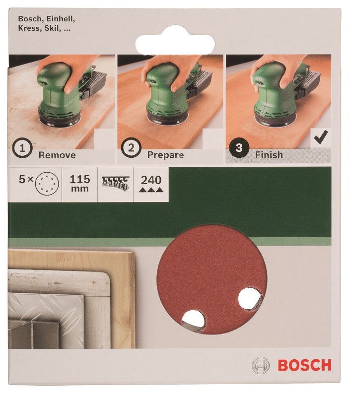 Bosch – 115mm/240 Sanding Sheet For Orbit Sanders