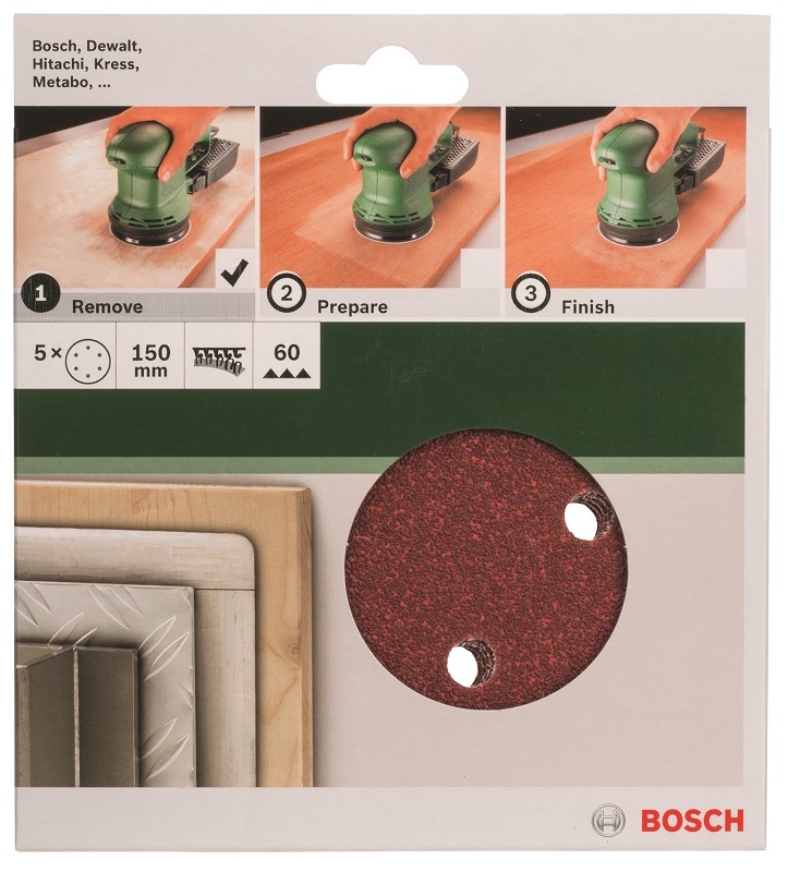 Bosch – 150mm/60 Sanding Sheet For Orbit Sanders