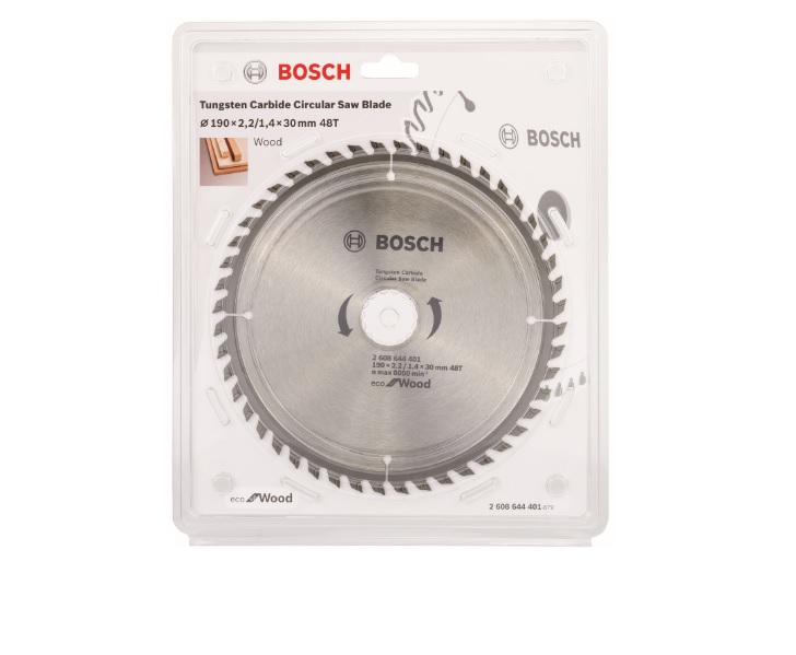 Circular Saw Blade ECO Line For Wood – 190 x 30 x 2.2/1.4mm, 48