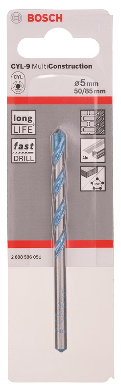 Bosch – 4.5mm Cyl-9 Multi Construction Drill Bit
