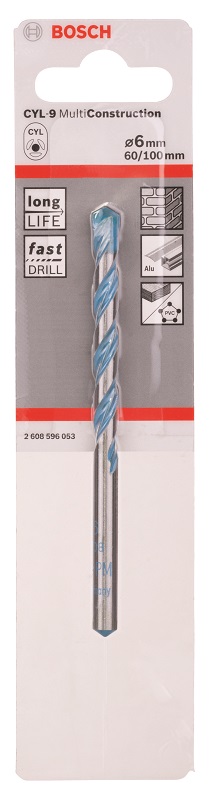Bosch – 5.5mm Cyl-9 Multi Construction Drill Bit