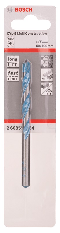 Bosch – 6.5mm Cyl-9 Multi Construction Drill Bit