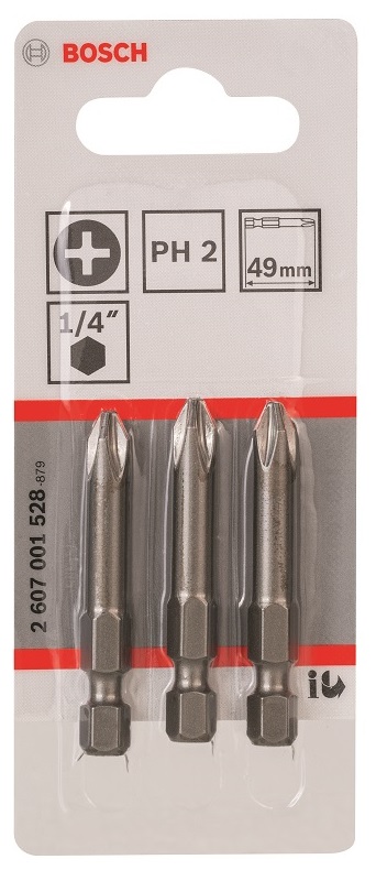 Bosch – Screwdriver Bit Extra Hard – PH 2.49mm