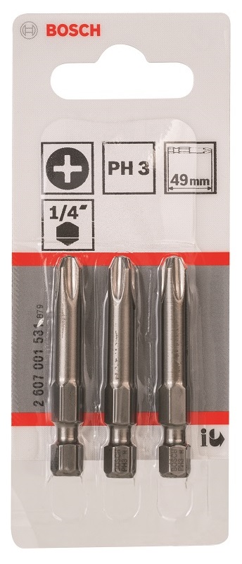 Bosch – Screwdriver Bit Extra Hard – PH 3.49mm