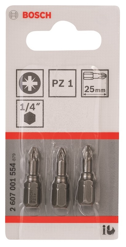 Bosch – Screwdriver Bit Extra Hard – PZ 1.25mm