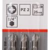 Bosch – Screwdriver Bit Extra Hard – PZ 2.25mm Bosch – Screwdriver Bit Extra Hard – PZ 2.25mm