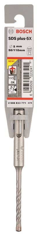 Bosch – 5mm Hammer Drill Bit SDS-Plus-5X