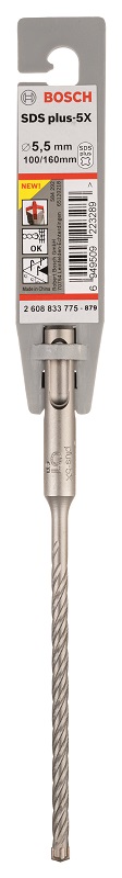 Bosch – 5.5mm Hammer Drill Bit SDS-Plus-5X