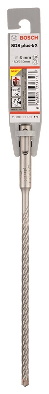 Bosch – 6mm Hammer Drill Bit SDS-Plus-5X