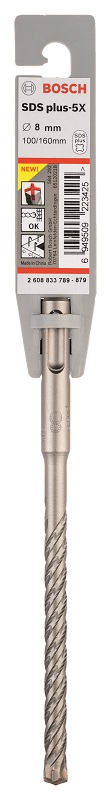 Bosch – 8mm Hammer Drill Bit SDS-Plus-5X