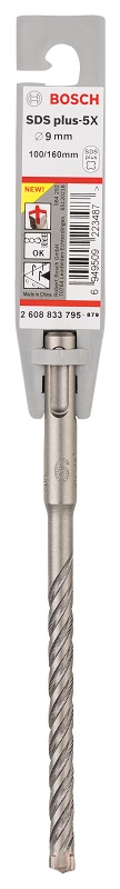 Bosch – 9mm Hammer Drill Bit SDS-Plus-5X