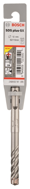 Bosch – 10mm Hammer Drill Bit SDS-Plus-5X
