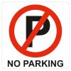 Parrot Products: No Parking Symbolic Sign on White ACP 15cm*15cm Parrot Products: No Parking Symbolic Sign on White ACP 15cm*15cm