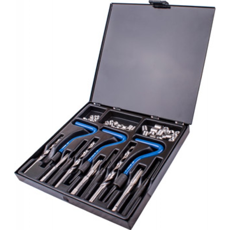 Tork Craft M6/M8/M10 Heli Coil Thread Repair Kit In Metal Case