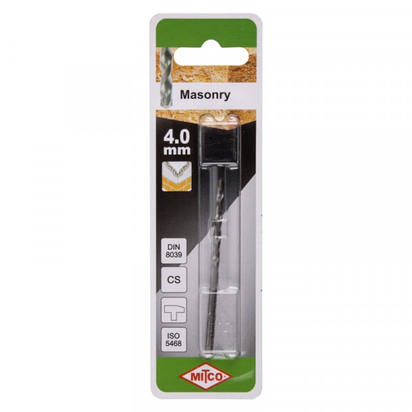 Mitco Masonry Drill Bit – 4.0 x 75mm