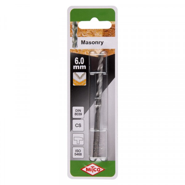 Mitco Masonry Drill Bit – 6.0 x 100mm