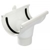 Pvc Half-Round Gutter – Round Outlet Pvc Half-Round Gutter – Round Outlet