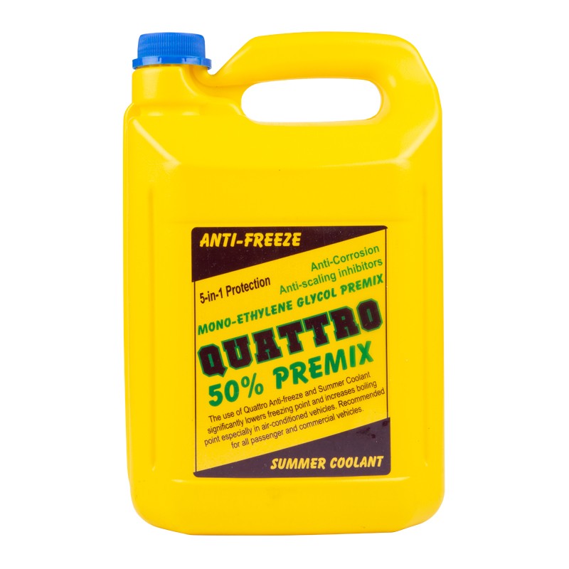 Quattro Antifreeze Summer Coolant – 5L