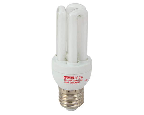 Eurolux Cfl Lamp 9W 3U E27 – Cool White