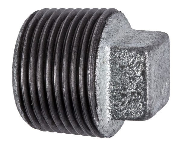 Galvanised Hollow Plug – 15mm (10 Piece Pack)