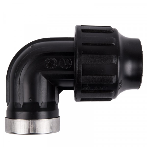 Bulk Pack x 10 Plast Agri Tn Female Compression Elbow – 25X3/4