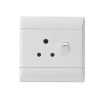 Cbi Single Switch Plug – 4X4 White Cbi Single Switch Plug – 4X4 White