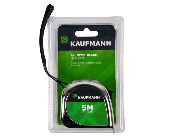 Kaufmann Hardware All Steel Tape Measure – 25mm x 5M