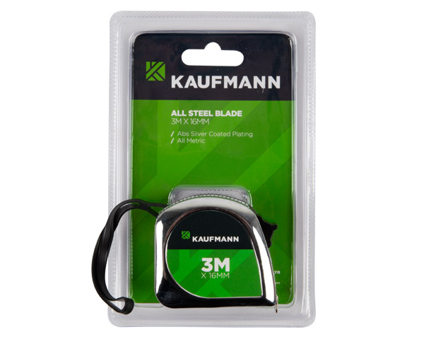 Kaufmann Hardware All Steel Tape Measure – 16mm x 3M
