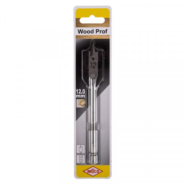 Mitco Wood Flat Drill Bit – 12mm