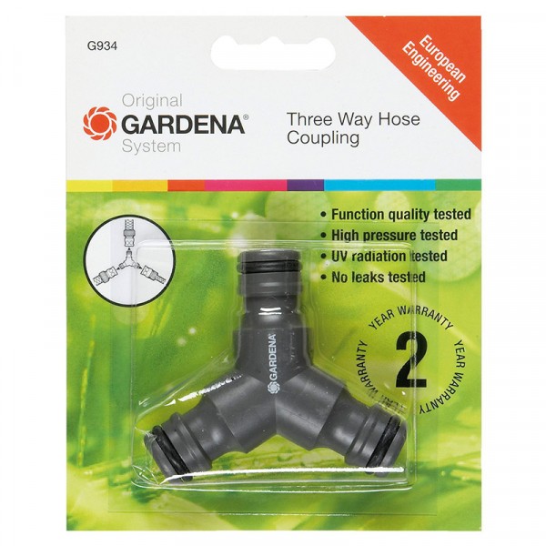 GARDENA 3-Way Y Coupling