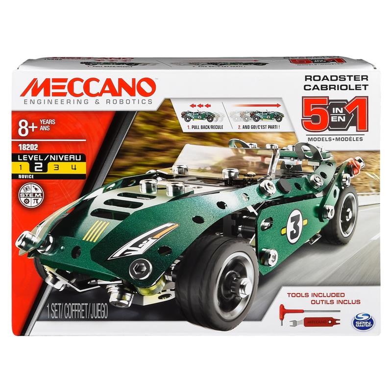 Meccano 5-Model Set – Pullback Car