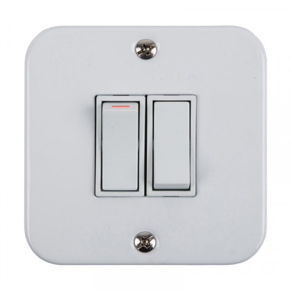 Industrial Light Switch – 75X75mm 2Lever