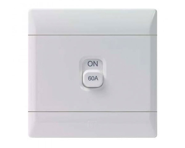 Cbi Plug Switch – Stove Isolator – White – 2P – 4 x 4