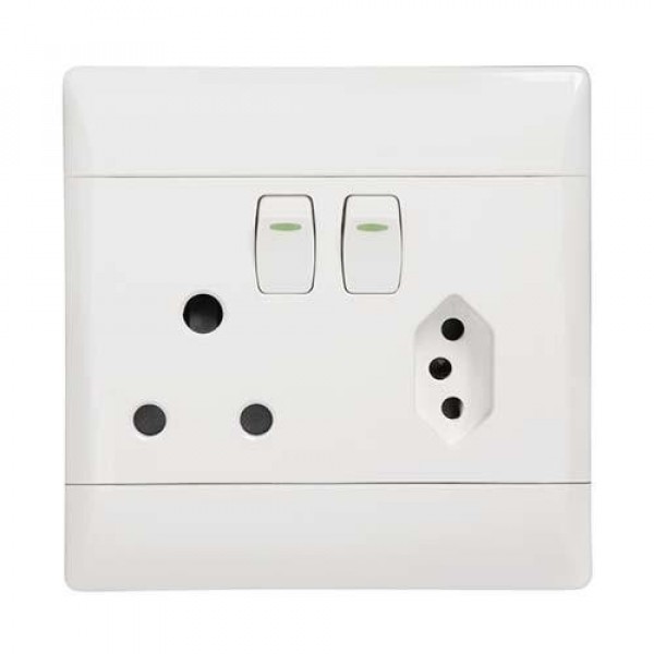 Cbi Euro Vertical Switch Plug – 4X4 White