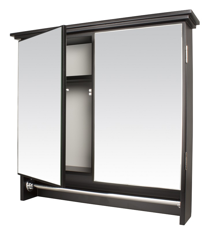 Wildberry – Double Door Cabinet With Towel Rail – Brown