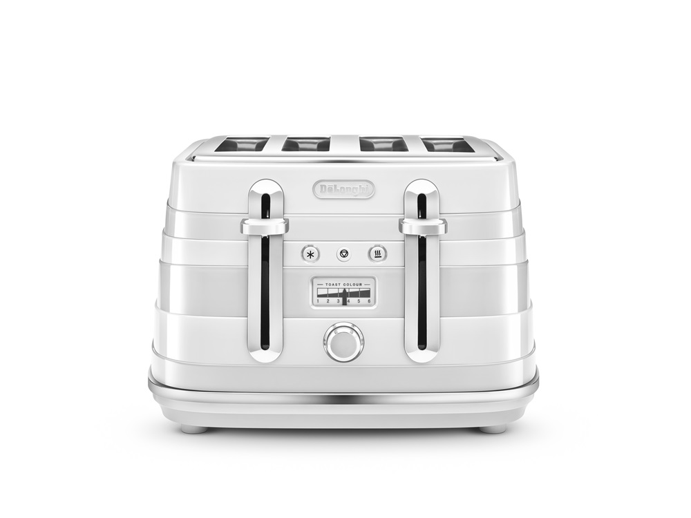 Delonghi – Avvolta 4 Slice Toaster – White