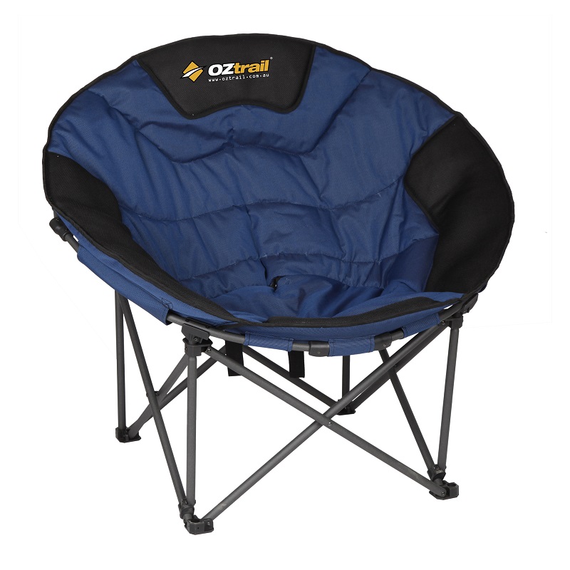 Oztrail Moon Chair Jumbo – Blue/Black