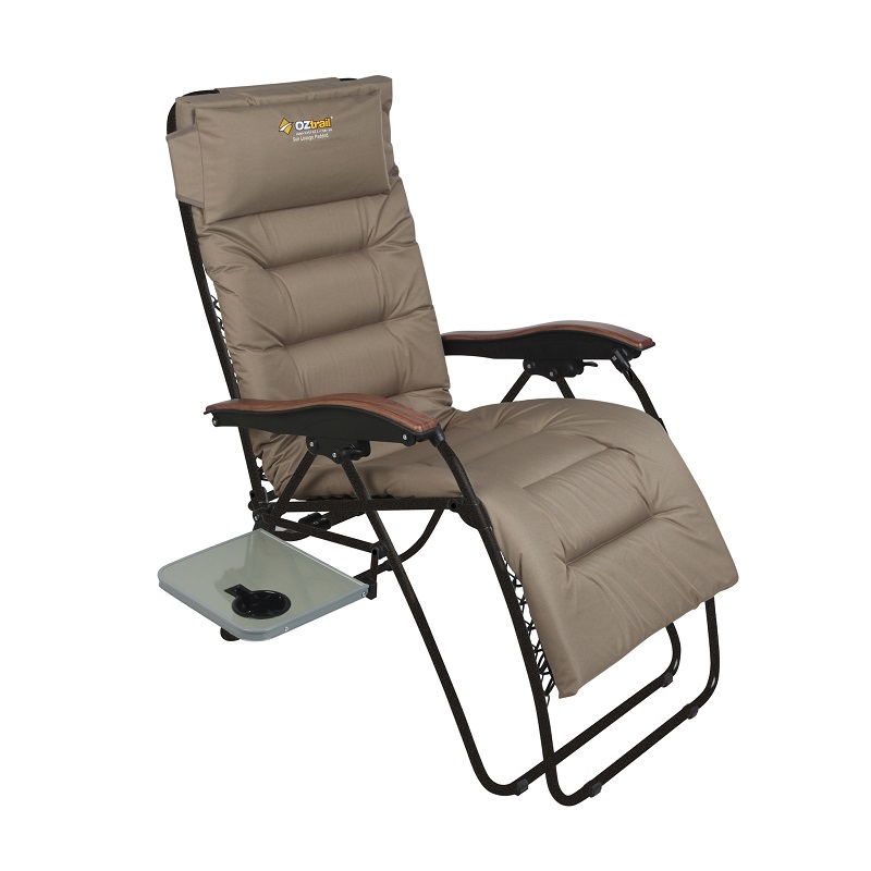 Oztrail Sun Lounge Brampton Chair – Beige