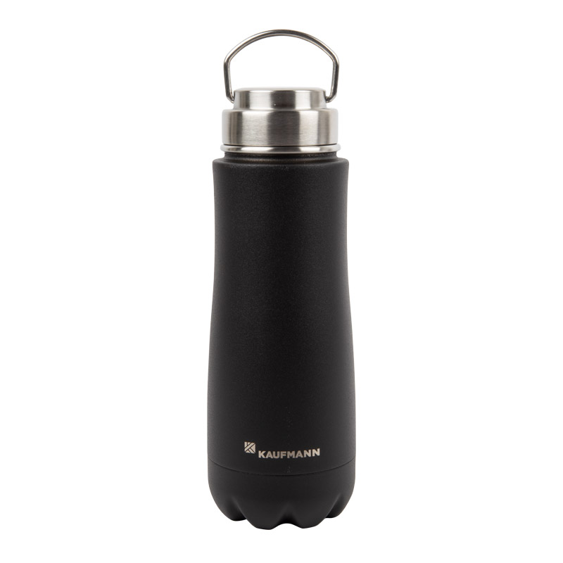 Kaufmann 750ml Traveller Flask – Black