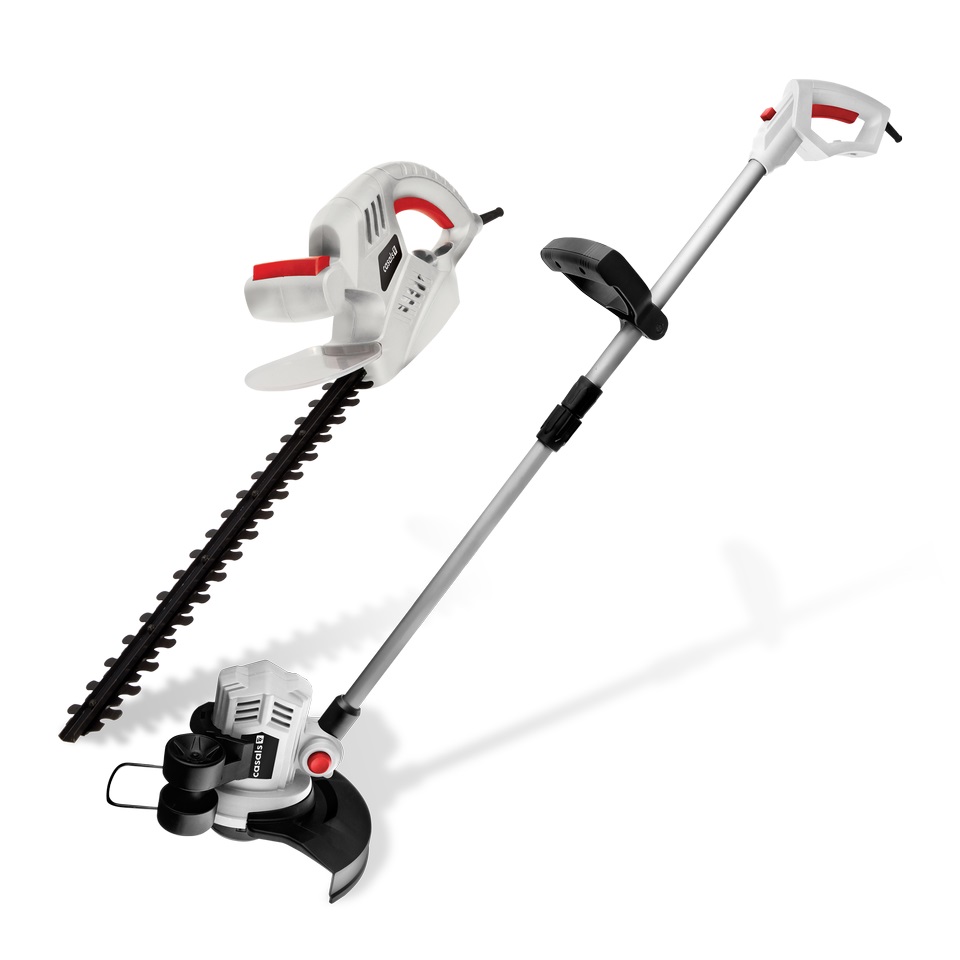 Casals – Electric Grass trimmer and Hedge Trimmer Pack – Grey